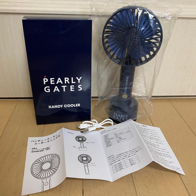 PEARLY GATES(パーリーゲイツ)の新品　パーリーゲイツ　PEARLY GATES  ハンディークーラー　扇風機 スポーツ/アウトドアのゴルフ(その他)の商品写真