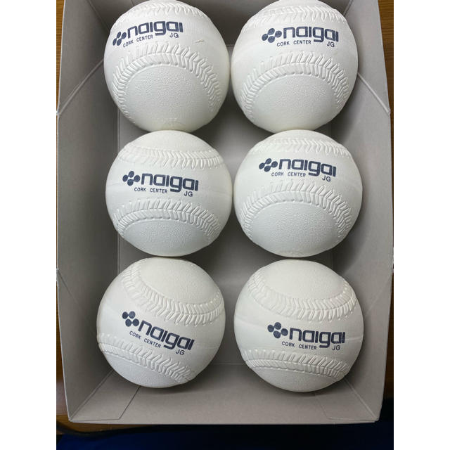 NAIGAI(ナイガイ)のNaigai/ナイガイ ソフトボール用 検定3号球 6球 スポーツ/アウトドアの野球(ボール)の商品写真