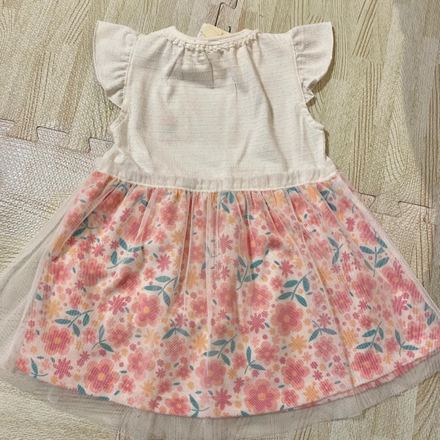 西松屋(ニシマツヤ)の西松屋　花柄　ワンピース キッズ/ベビー/マタニティのキッズ服女の子用(90cm~)(ワンピース)の商品写真