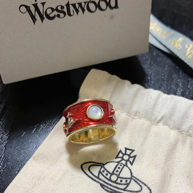 レディースVivienne Westwood キングリング レッド XS