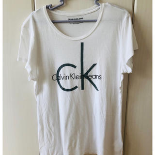 カルバンクライン(Calvin Klein)の【難あり】カルバン・クライン ロゴ入り Tシャツ Lサイズ(Tシャツ(半袖/袖なし))