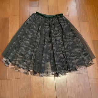 レトロガール(RETRO GIRL)のレトロガール　迷彩柄　チュールスカート ロングスカート(ひざ丈スカート)