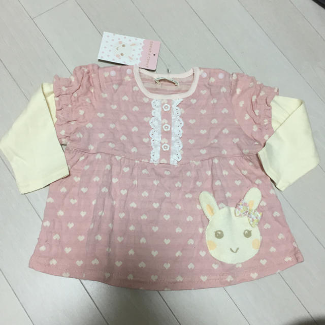 キムラタン(キムラタン)の新品★キムラタンロンT女児80 キッズ/ベビー/マタニティのベビー服(~85cm)(シャツ/カットソー)の商品写真