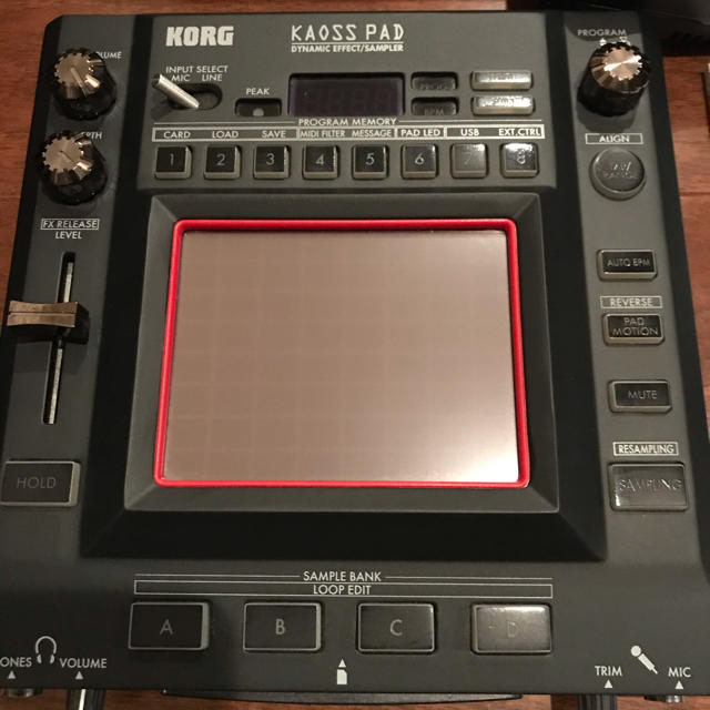 KORG(コルグ)のKORG サンプラー KAOSS PAD KP3 楽器のDJ機器(DJエフェクター)の商品写真