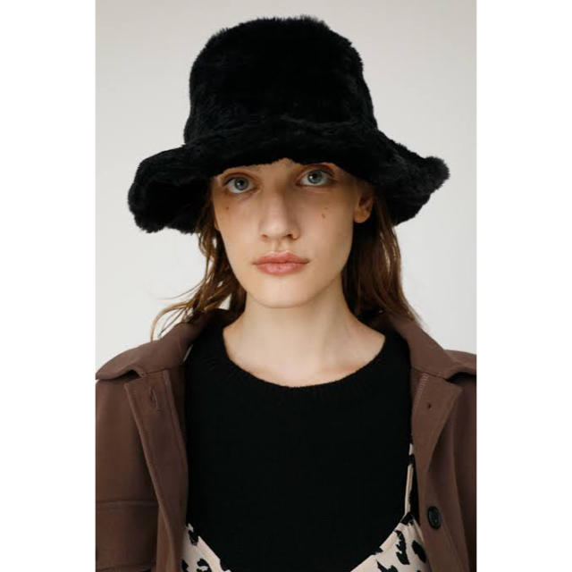 moussy(マウジー)のFUR BUCKET HAT レディースの帽子(ハット)の商品写真