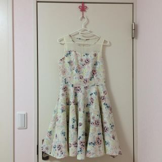 プロポーションボディドレッシング(PROPORTION BODY DRESSING)の花柄ワンピース(ミニワンピース)