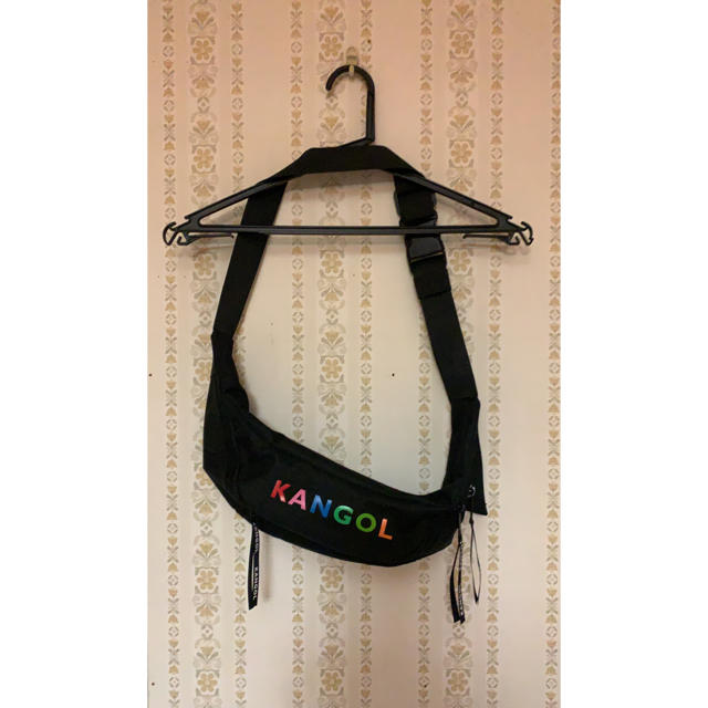 KANGOL(カンゴール)のKANGOL  ショルダーバッグ  黒  メンズのバッグ(ショルダーバッグ)の商品写真