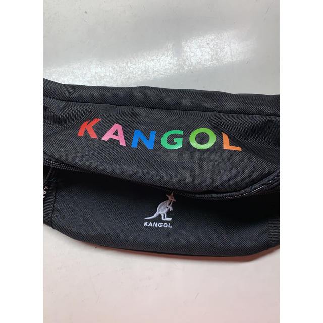 KANGOL(カンゴール)のKANGOL  ショルダーバッグ  黒  メンズのバッグ(ショルダーバッグ)の商品写真