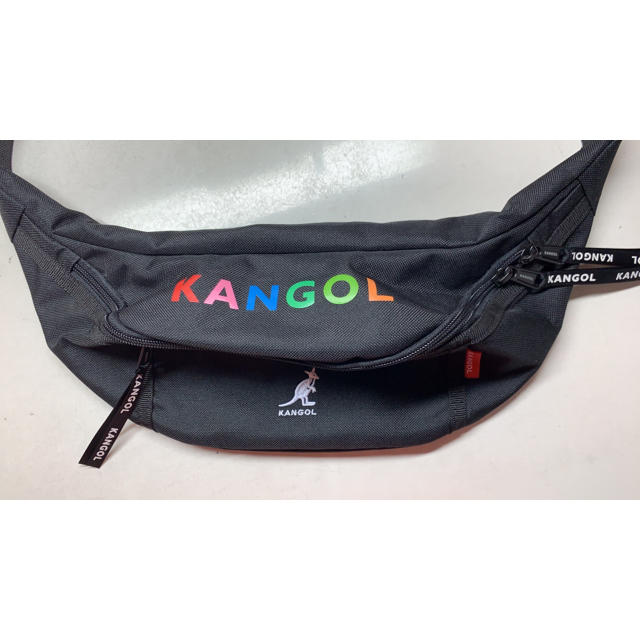 KANGOL(カンゴール)のKANGOL  ショルダーバッグ  黒  メンズのバッグ(ショルダーバッグ)の商品写真
