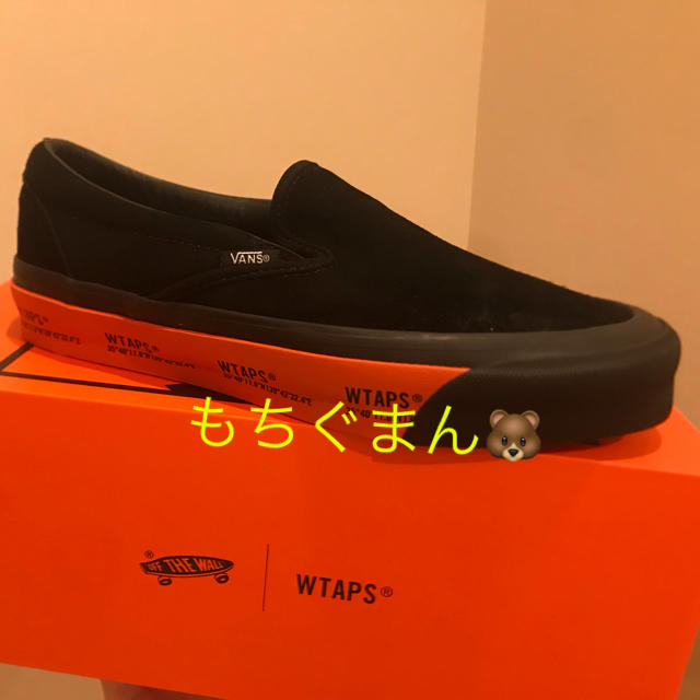 送料無料 WTAPS VANS L/S XL BLACK ORANGE