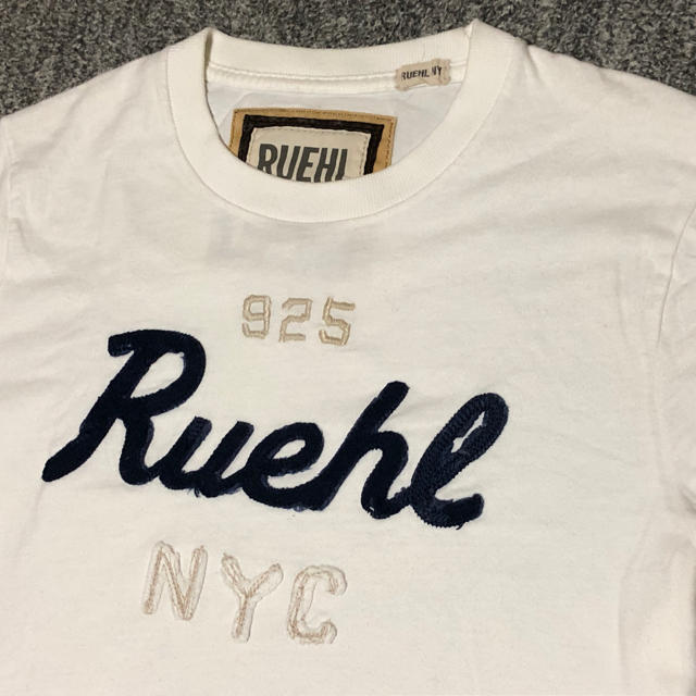 Ruehl No.925(ルールナンバー925)の★美品！Ruehl no.925 ヴィンテージTシャツ ホワイト S★ メンズのトップス(Tシャツ/カットソー(半袖/袖なし))の商品写真