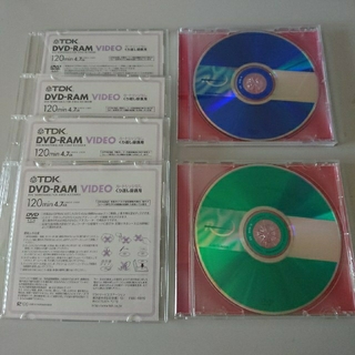 TDK DVD-RAM, MITSUBISHI DVD-R(DVDレコーダー)