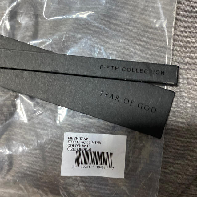 FEAR OF GOD(フィアオブゴッド)のFEAR OF GOD 5th メッシュタンク　Mサイズ メンズのトップス(タンクトップ)の商品写真