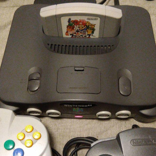 NINTENDO 64(ニンテンドウ64)の任天堂64 本体 Nintendo64 スマブラ 大乱闘 64　マリオゴルフ  エンタメ/ホビーのゲームソフト/ゲーム機本体(家庭用ゲーム機本体)の商品写真