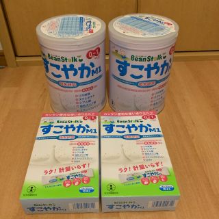 ユキジルシメグミルク(雪印メグミルク)の粉ミルク ビーンスターク　すこやかＭ1 大缶２缶セット 内容量800ｇ×2缶(その他)