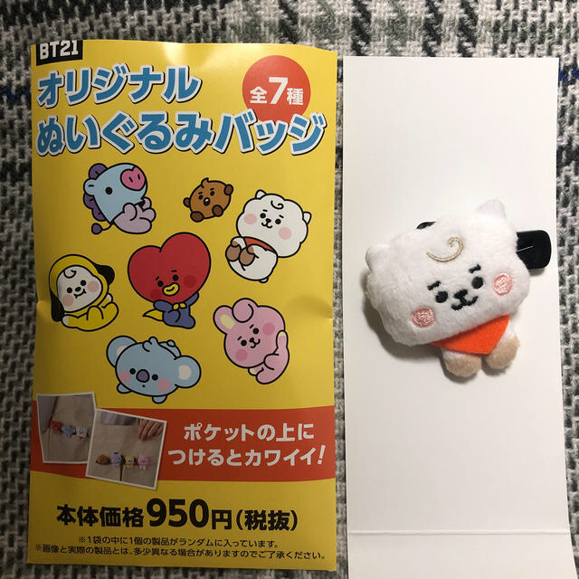 防弾少年団(BTS)(ボウダンショウネンダン)のにゃむ♡様専用☆BT21 オリジナルぬいぐるみバッジ RJ KOYA エンタメ/ホビーのおもちゃ/ぬいぐるみ(ぬいぐるみ)の商品写真