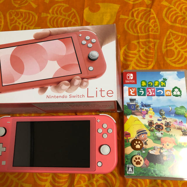 【美品】Nintendo Switch Lite コーラル 本体セット