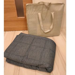 ムジルシリョウヒン(MUJI (無印良品))の無印良品　ホットカーペット　キルティングラグ(ホットカーペット)