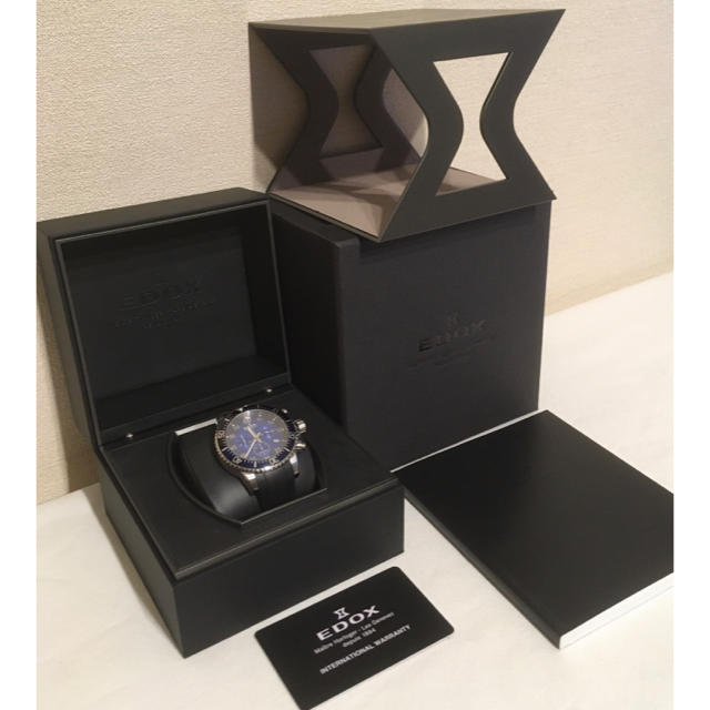 【新品未使用】エドックス EDOX クロノラリー 腕時計