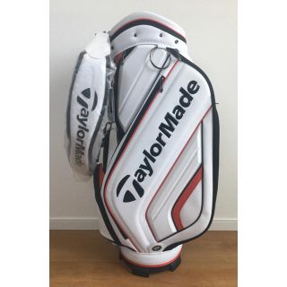 テーラーメイド(TaylorMade)の新品 TaylorMade/キャディバッグ KY403 白赤 9.5型 ゴルフ(バッグ)