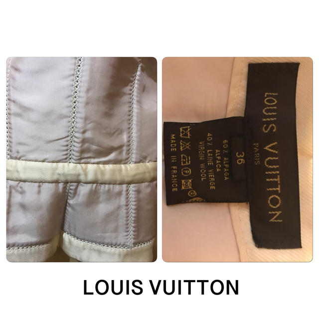 LOUIS VUITTON(ルイヴィトン)の美品 LOUIS VUITTON ルイ ヴィトン ジャケット レディースのジャケット/アウター(ノーカラージャケット)の商品写真