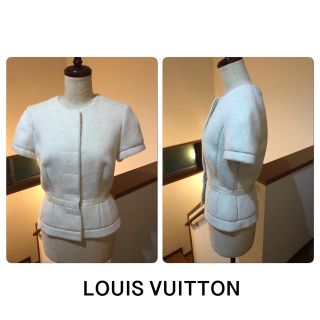 ルイヴィトン(LOUIS VUITTON)の美品 LOUIS VUITTON ルイ ヴィトン ジャケット(ノーカラージャケット)