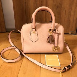 マイケルコース(Michael Kors)のパンダさま☆マイケルコース　ベビーピンク　2way ボストン(ショルダーバッグ)