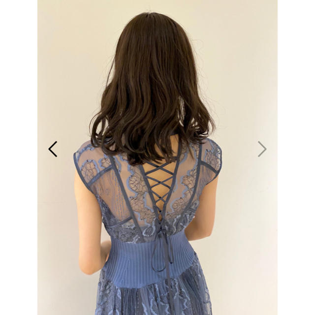 SNIDEL(スナイデル)のスィッチングレースドレス レディースのフォーマル/ドレス(ロングドレス)の商品写真