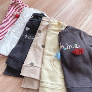 ザラキッズ(ZARA KIDS)の女の子　トップス6枚セット　80cm(シャツ/カットソー)