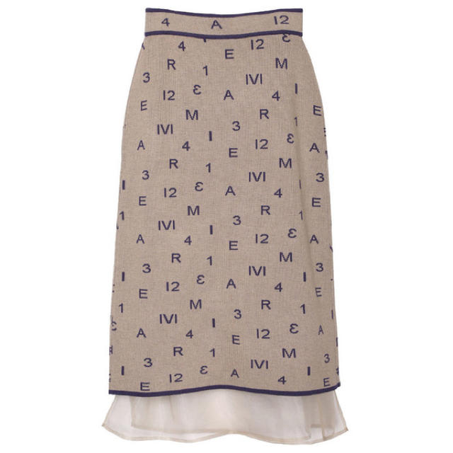 Ameri vintege PASS CODE RETRO KNIT SKIRT 3