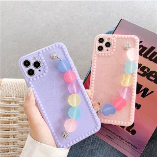 スイマー(SWIMMER)のiPhoneケース　スマホカバー　ハンドメイド　ゆめかわいい　パステルカラー(iPhoneケース)