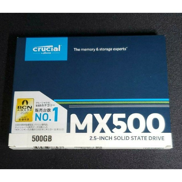 【Crucial】CT500MX500SSD1/JP【500GB】