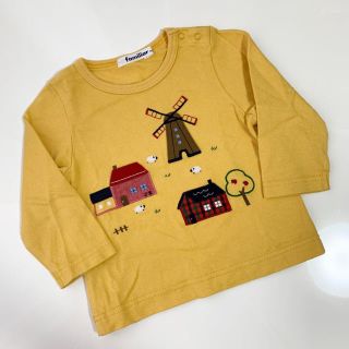 ファミリア(familiar)のdafu様専用♡ファミリア ロンT 80/新品ダブルBピンクハーフパンツ120(Ｔシャツ)