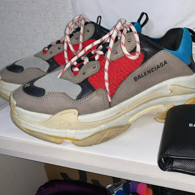 極美品 balenciaga トリプルS 確実正規品 41