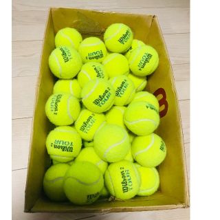 ウィルソン(wilson)のUSED wilson TOUR 硬式テニスボール 82個　中古品(ボール)