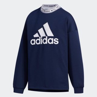 アディダス(adidas)のadidas アディダス　長袖Tシャツ　ロンT ネイビー　ホワイト(Tシャツ(長袖/七分))