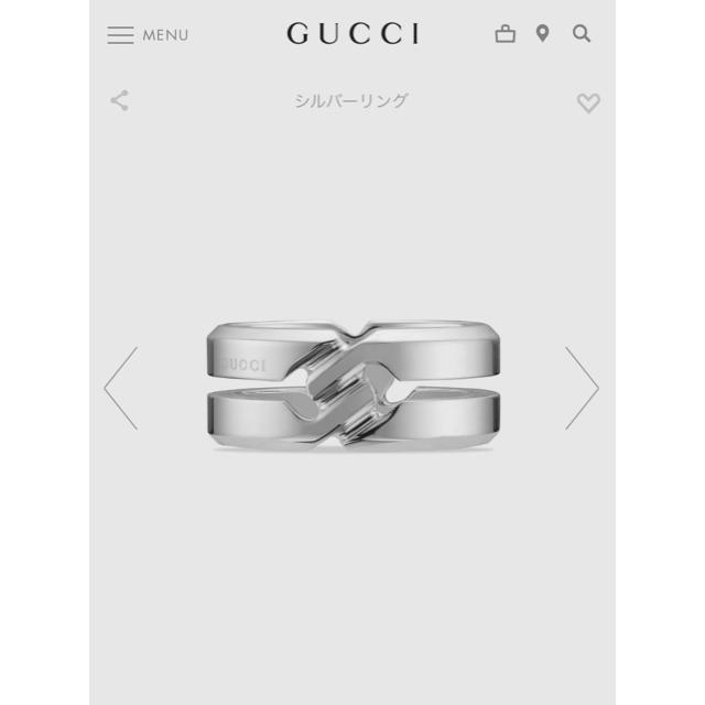 take様用【値下げ！】GUCCI ノットリング メンズ(定価￥41,800