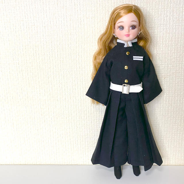 鬼滅の刃時透無一郎風〜衣装】リカちゃん ハンドメイド服の通販 鬼滅の刃時透無一郎風〜衣装】リカちゃん ハンドメイド服の通販