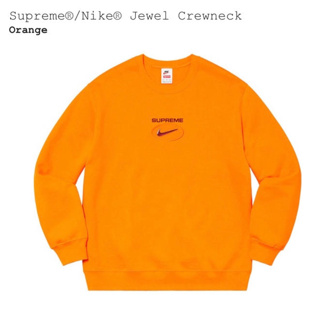 【新品未使用】Supreme NIKE jewel crewneck スウェット