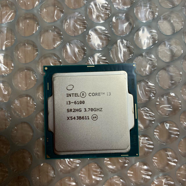 CPU Intel CORE i3 6100 3.70GHz