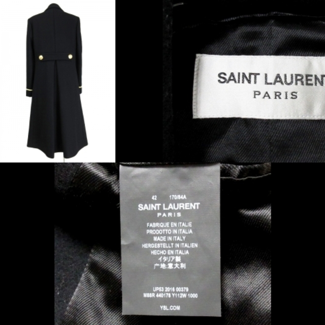 Saint Laurent(サンローラン)のサンローランパリ コート サイズ42 L美品  メンズのジャケット/アウター(その他)の商品写真