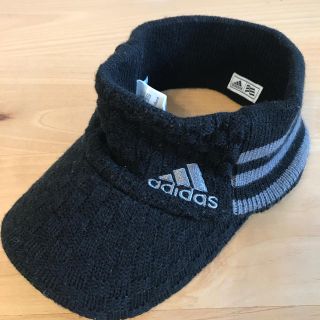 アディダス(adidas)のアディダス☆ニットサンバイザー　メンズ(ウエア)