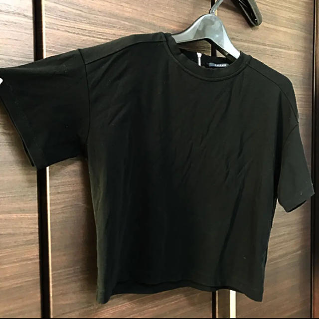 MACPHEE トップス 黒 半袖 スウェット カットソー Tシャツ マカフィー