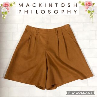 マッキントッシュフィロソフィー(MACKINTOSH PHILOSOPHY)のマッキントッシュフィロソフィースエード風キュロット（36）(キュロット)