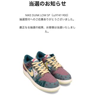 ナイキ(NIKE)のNIKE dunk low community garden(スニーカー)