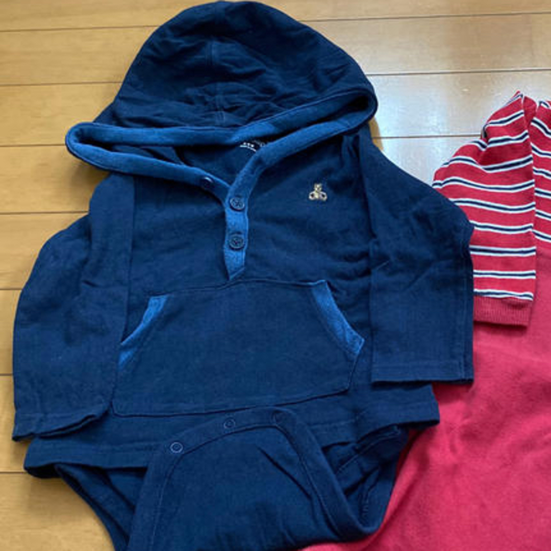 babyGAP(ベビーギャップ)のベビーギャップ長袖ロンパース80サイズ キッズ/ベビー/マタニティのベビー服(~85cm)(ロンパース)の商品写真