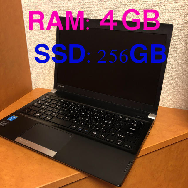 パソコン 東芝 R734 RAM4GB SSD 256GB