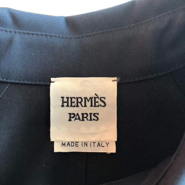 Hermes(エルメス)のHERMES  ステンカラーコート レディースのジャケット/アウター(ロングコート)の商品写真