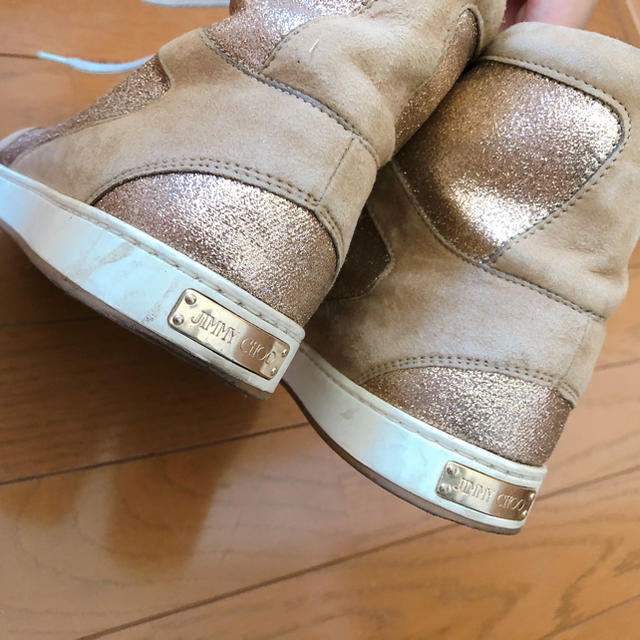 JIMMY CHOO 期間限定値下げ!正規品 ジミーチュウ ハイカット ラメ