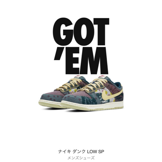 NIKEダンクlow  community garden